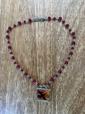 Classic Hardware Black Sparrow Necklace